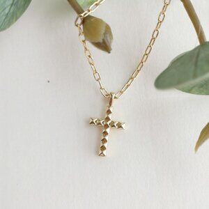 Kendra Scott Jada Cross Gold Short Necklace